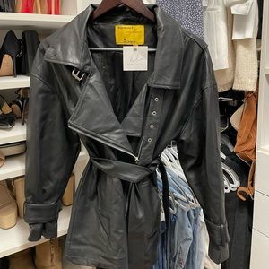 Signature8 leather jacket